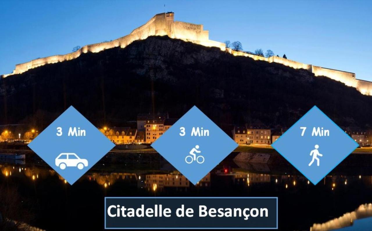 Centre Ville Historique - Calme - Les Mots Bleus Besançon Exterior foto